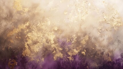 Marbled violet and golden abstract background. Liquid marble ink pattern. Wallpaper