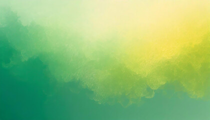 Abstract green and yellow pastel gradient background. Bright minimalist design.