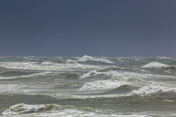 Beautiful stormy seascape - 774995670