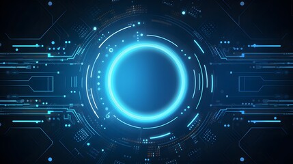 Abstract technology background circles digital hi-tech technology design background. concept innovation. vector illustration