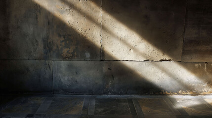 An abstract photograph of light and shadow playing across textured surfaces, evoking a sense of mystery and intrigue