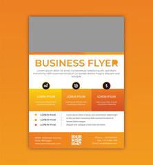 A4 format flyer or brochure for corporate business advertising vector abstract design, annual report or modern leaflet, cover or presentation corporate trendy style