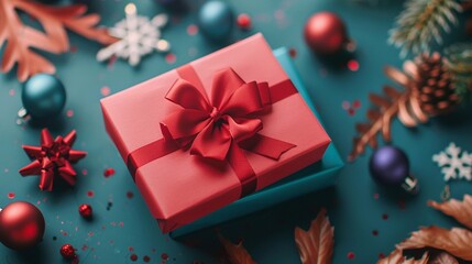 Gift Card Depict a stylish gift card with a festive design, offering the recipient the freedom to choose their own gift or experience ,4k