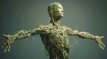 Intricate Details of the Human Lymphatic System and Its Key Functions - obrazy, fototapety, plakaty