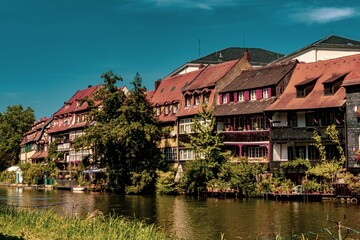 City of Bamber in Germany at summer