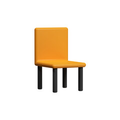3D Chair isometric design