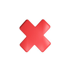 3d Symbols cross icon