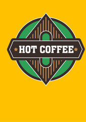 hot coffee logo