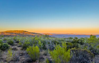 Arid landscape in the Namaqualand region of South Africa