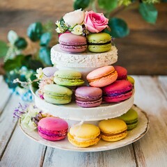 Wedding tower Macarons - 775034271