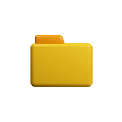 3D Simple folder icon
