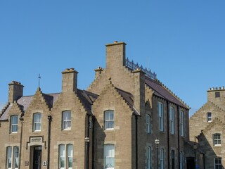 Fototapeta na wymiar Historic building in Shetland, Lerwick, Scotland
