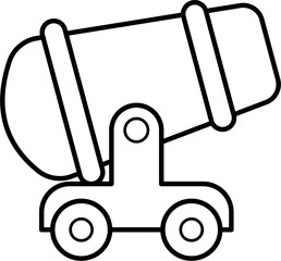 Cannon Outline Icon