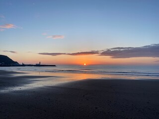 Morning sun at Scarborough Beach