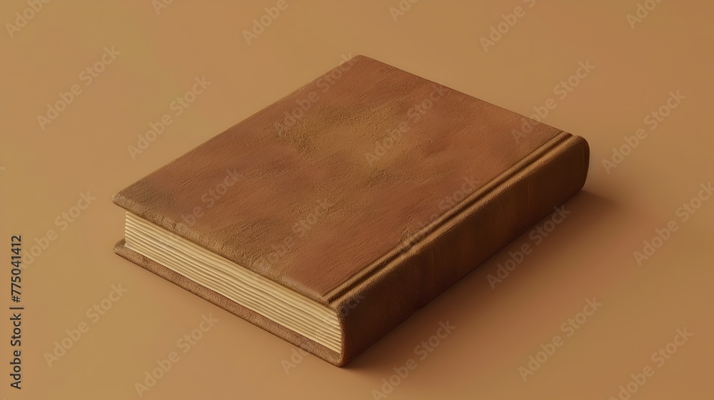 Poster a visually textured 3d clay rendered book icon symbolizing the joy and knowledge of reading