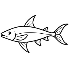 fish on a white background