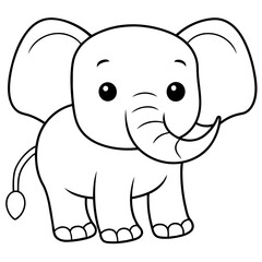 Obraz premium baby elephant