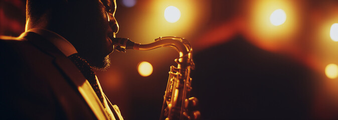 a man playing saxophone - 775048884