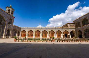 Fototapeta premium Afternoon at Nasir Al-Mulk Mosque, Shiraz, Iran.