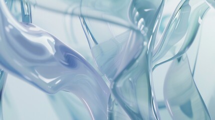 Liquid Serenity: Tranquil fluid layers create a serene and peaceful atmosphere.