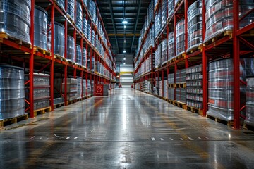 Photographic exploration of storage facilities in tablet manufacturing plant pre shipment
