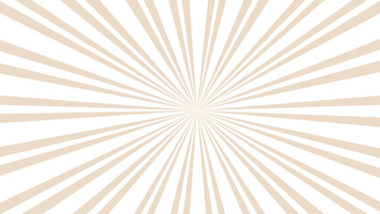 Beige and white background with sunburst