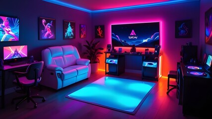 Gaming Room Nirvana Where Blissful Moments Await