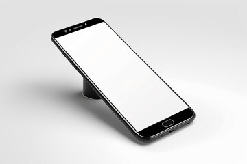 Smart phone in white background
