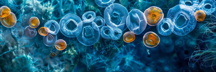 From Stardust to Cells: Tracing the Evolution of Life - obrazy, fototapety, plakaty