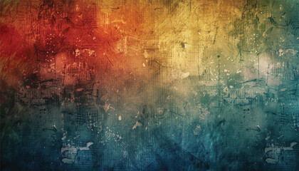 Blue & orange vintage background. Blue Background. A wall adorned with a metallic blue texture that mimics the night sky, set against a lemon yellow backdrop. - obrazy, fototapety, plakaty