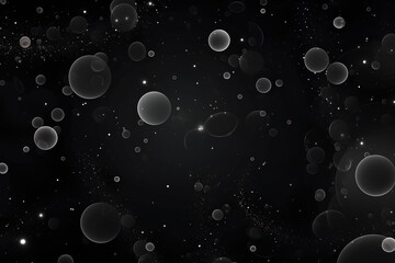 abstract background with bubbles made by midjourney