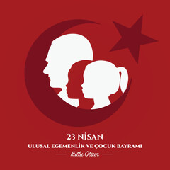 23 nisan ulusal egemenlik ve cocuk bayrami poster