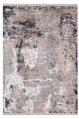 Photos of colorful machine-made carpet on a white background