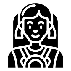 avatar driving a car. vector single icon with a solid style. suitable for any purpose. for example: website design, mobile app design, logo, etc.