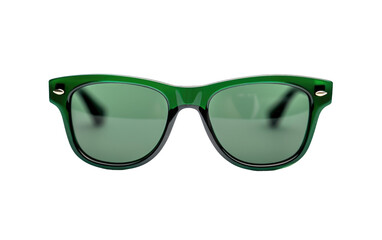 Fototapeta premium Shadowed Emerald Eyewear isolated on transparent Background