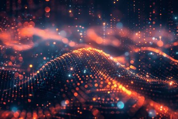 Machine learning technology has enabled the creation of captivating digital artwork through generative algorithms.