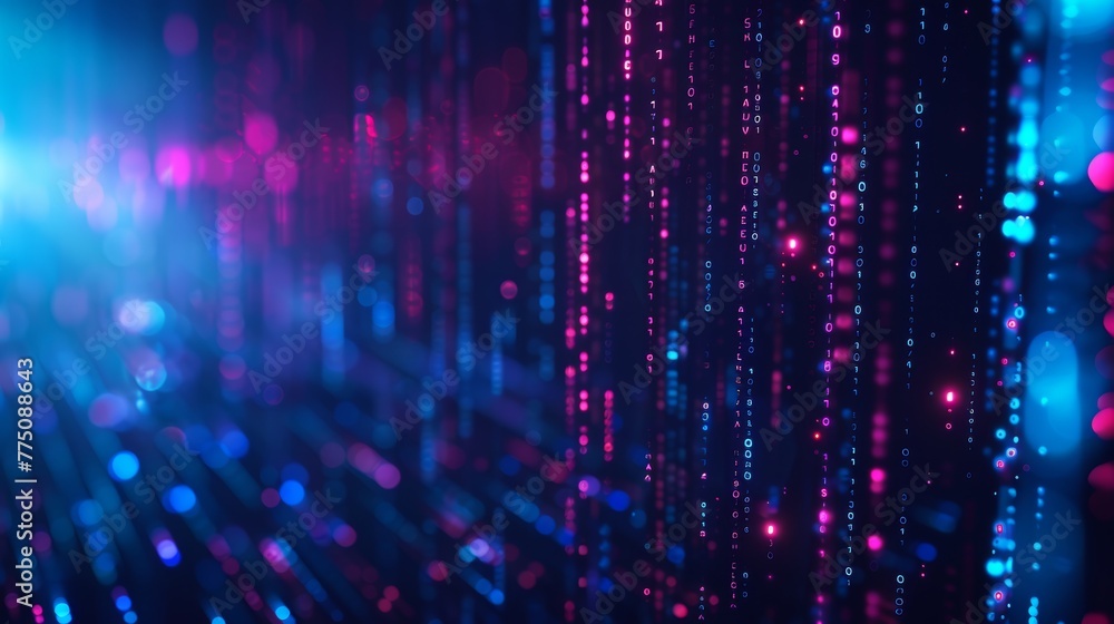Leinwandbilder symbols of 5g technology formed by connected digits on blue background. new generation mobile networ