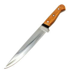 Fotobehang  Carving knife isolated on white background © kitinut