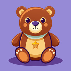 Obraz na płótnie Canvas teddy-bear--vector-illustration 