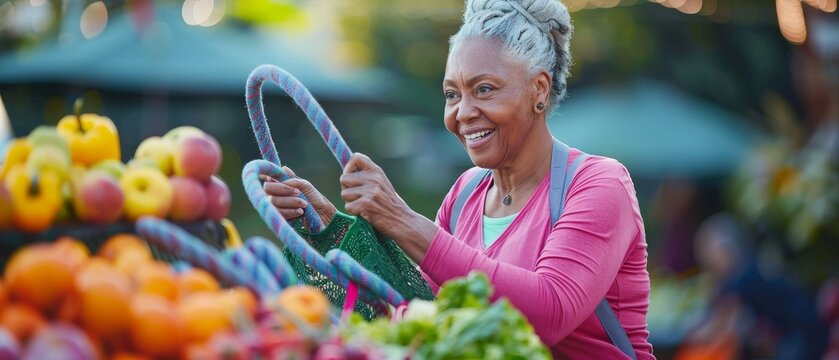 Bootcamp instructor doing battle ropes with a mature woman