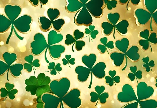 seamless shamrock pattern