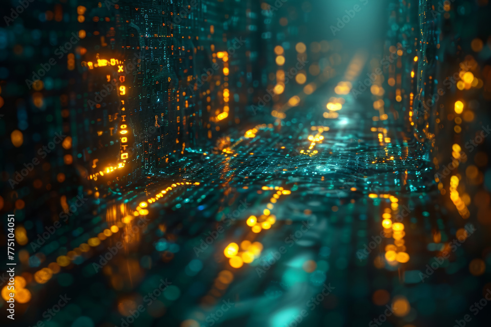 Poster a cryptic code encrypted with layers of security, posing a challenge to even the most skilled crypto