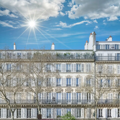 Paris, beautiful buildings, boulevard Beaumarchais, in the 11e arrondissement
- 775110200