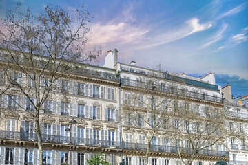 Paris, beautiful buildings, boulevard Beaumarchais, in the 11e arrondissement
- 775110220