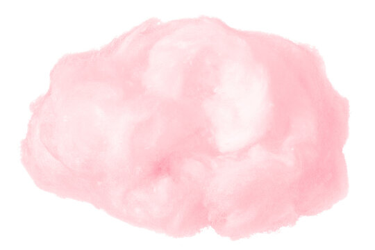 Pink absorbent cotton on a sheer background.