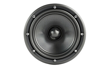 Low-frequency Speaker isolated on transparent Background