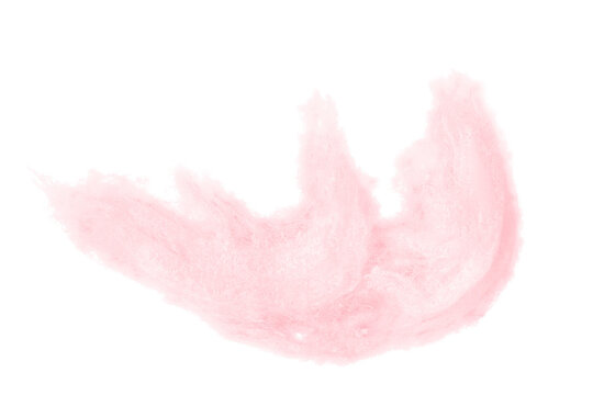 Pink absorbent cotton on a sheer background.