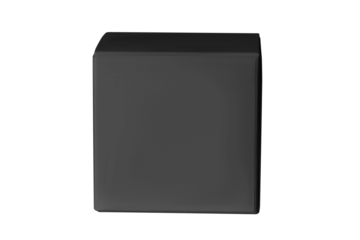A black empty box on an empty background.