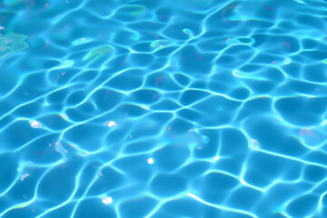 Obraz premium movement of water Sparkling light falling on the water