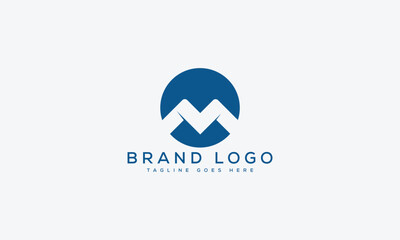 letter M logo design vector template design for brand